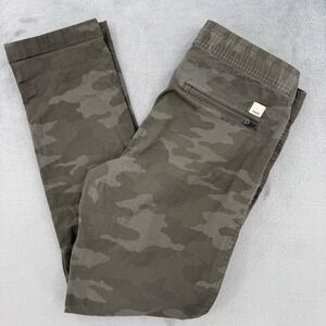 Vuori Ripstop Climber Pants Camo Green  Slim Tapered Jogger‎ Women's Size S